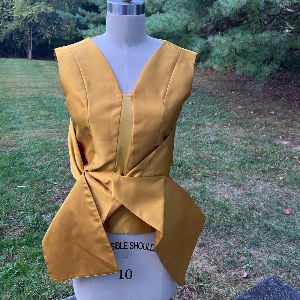 Gracia Mustard Yellow Blouse